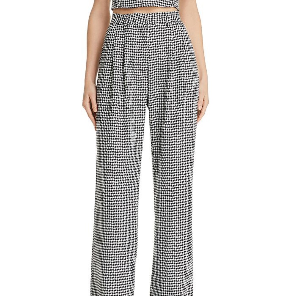 Bec & BridgeFrench Liaison Houndstooth Pants size 8US new with tags!